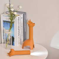 Lampe torche en forme d'animal doux, lampe de nuit pour enfant, veilleuse pour bébé, jouets lumineux LED pour enfants, lampe de poche portable en silicone, lampe rechargeable par USB