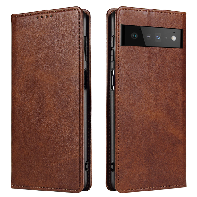Magnetic Business Flip Wallet Leather Phone Case for Google Pixel 10 Pro XL 9 8 7 6 5 4 3 XL