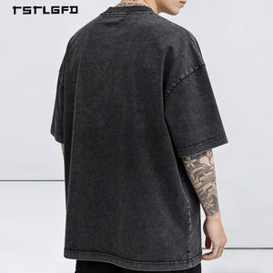 Camiseta Casual de Lujo para Hombre, 100% Algodón Tejido, Oversize, Ecológica, con Estampado Personalizado, de Alta Calidad, Personalizable - Product Image 3