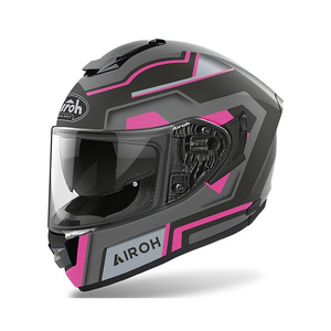Casco Integrale Airoh St501 Grigio Nero Rosa XS in Fibra Composita per Moto - Product Image 1