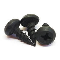 Vis autotaraudeuses à tête Panraming noires phosphatées 7*7/16\" de haute qualité, vente directe d'usine