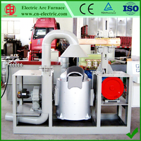 50kg DC Petite En Acier De Fusion Four À Arc Électrique