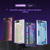 Clavier mécanique sans fil Langtu LT75 avec rétroéclairage RGB, connectivité triple mode, ergonomique, pour le bureau et les esports