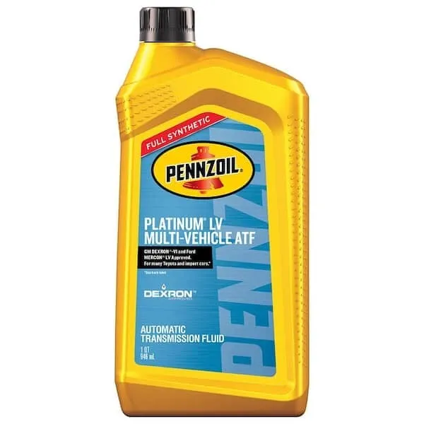 Pennzoil Platinum LV Multi-Vehicle 1 Quart Premium ATF Made in US 6 Bottles/Pack Oil Parts Image 1