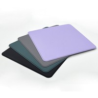Tapis de souris en cuir pour ordinateur, tapis de bureau élégant et simple, imperméable, pour la maison et le bureau