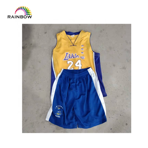 Barato usado <span class=keywords><strong>baloncesto</strong></span> fútbol Jersey balas <span class=keywords><strong>segunda</strong></span> <span class=keywords><strong>mano</strong></span> deportes uniforme trajes camisa al por mayor - Product Image 3