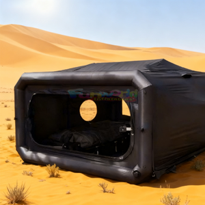 เต็นท์เป่าลมพกพาสำหรับเดินป่า พับได้ กันน้ำ ขนาดใหญ่ รูปทรงสี่เหลี่ยม เต็นท์ลมสำหรับครอบครัว แคมป์ปิ้งแบบแคปซูล เต็นท์แคมป์ปิ้งเป่าลม - Product Image 4