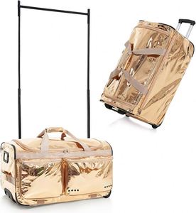 Échantillon gratuit : Sac de voyage TDance avec porte-vêtements, sac de sport à roulettes pour costumes, bagage vertical à roulettes pour la danse - Product Image 1
