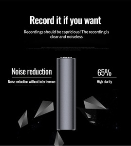 เครื่องบันทึกเสียงดิจิตอลลดเสียงรบกวนความละเอียดสูงพร้อมไมโครโฟนไร้สายสำหรับการประชุมทางธุรกิจในชั้นเรียนของนักเรียน - Product Image 4