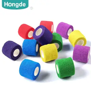 Medische Zelfklevende Bandage Wrap Met Diverse Kleuren, Elastisch Verband