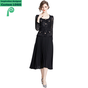 9062-98-830 <span class=keywords><strong>Abiti</strong></span> Lunghi <span class=keywords><strong>Eleganti</strong></span> da Donna su Misura, Ispirazione Vintage, Produzione OEM all'Ingrosso - Product Image 5