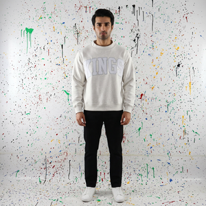 Sweat-shirts à capuche zippés KINGS pour hommes, 100% coton, hiver, service OEM, style vintage - Product Image 1