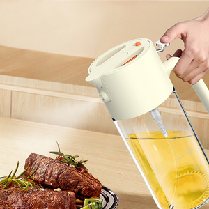 Dispenser per Olio d'Oliva - Spruzzatore 2 in 1 per Cucina - Nebulizzatore per Olio da 19oz/550ml per Friggitrice ad Aria, Insalate, Frittura e BBQ - Product Image 2