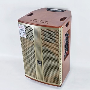 JBA High Power Wooden Outdoor <b>Speaker</b> 3060W Bluetooth Rechargeable Battery With <b>Microphone</b> For Square Dancing Karaoke - Product Image 5