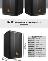 Système de divertissement KTV domestique SHILE AV1018 BX505 pour le chant, les salles de réunion d'affaires, les salons d'hôtel, les cabines VIP, console de contrôle DJ