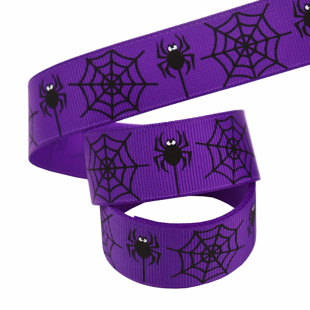 Tela de araña-púrpura-2,2 cm * 10 yardas