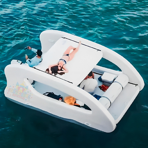 Extérieur Maison Gonflable Bateau <span class=keywords><strong>Île</strong></span> Flotteur Solaire Électrique Bateau Motomarine Perfect Lakes Bateau Gonflable Electrique - Product Image 2