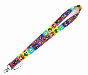 Customizable Nylon Lanyard with Dog Hook & ID Card Holder Washable