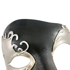Topeng Pria Venetian Setengah Wajah Karnaval Phantom Of The Opera Topeng Pesta Pesta Mardi Gras - Product Image 2