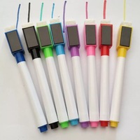Xiaomi — petit stylo marqueur magnétique multicolore, avec gomme, tableau blanc, noir