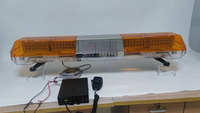 Barra de luz intermitente automática de advertencia ámbar de seguridad Golddeer con bocina de altavoz de 100W dentro de Barra de luces estroboscópicas LED de alta potencia para camión