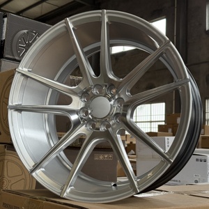 17 pouces 8 trous pcd100 108 <span class=keywords><strong>jantes</strong></span> de machine hyper argentées en fonte d'aluminium pour <span class=keywords><strong>peugeot</strong></span> 208 toyota avalon <span class=keywords><strong>2008</strong></span> - Product Image 5