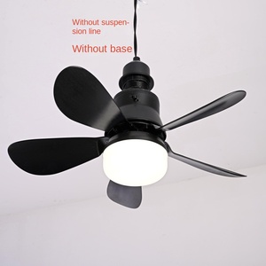 Hot Bán Fan Bóng Đèn Mini Thay Đổi Độ Sáng 30W <span class=keywords><strong>E27</strong></span> AC 85-265V LED Bóng Đèn 5 Lưỡi Ổ Cắm Fan Hâm Mộ Với Ánh Sáng Quạt Trần - Product Image 2