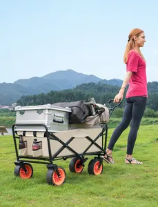 Factory Delivery Garden Multipurpose Folding Beach Trolley Cart Camping Cart