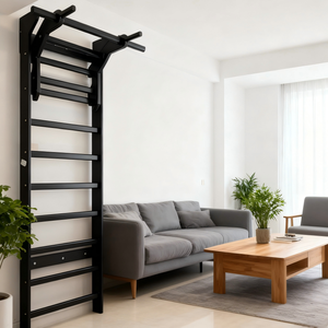 บาร์โหนติดผนังไม้สำหรับออกกำลังกายที่บ้าน บันไดสวีเดนไม้สำหรับฝึกฟังก์ชันนอล ขายส่ง - Product Image 4