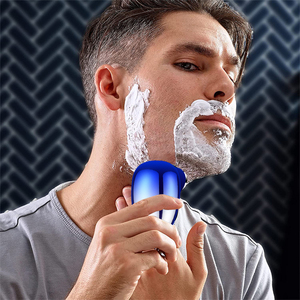 Men's Portable Stainless Steel Magnetic Body Hair Trimmer Three Blades USB Rotary <b>Shaver</b> for Household Use Triple Blade - Product Image 5