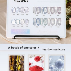 Kit de vernis à ongles non toxique 15 ml avec perles de verre effet œil de chat, sans HEMA, style français, conditionnement en flacon liquide pour salon - Product Image 6