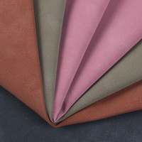 Fabricant de cuir Rexine en Chine, designer, 35% PU, 65% polyester, tissu en cuir Rexine polyuréthane pour vêtements