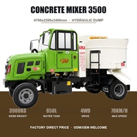 Camion malaxeur à béton autochargeur 5m³ à vendre – Conception compacte pour projets de construction – Prix de gros