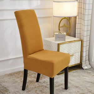 Fundas Elásticas Ajustables <span class=keywords><strong>de</strong></span> Licra para Sillas, Fundas Elásticas con Estampado <span class=keywords><strong>de</strong></span> Poliéster para Oficina, Fiesta y Boda - Product Image 6