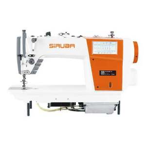 Machine à coudre à point droit informatisée Siruba Dl7500 neuve : mécanisme d'alimentation par aiguille, dispositif <span class=keywords><strong>de</strong></span> coupe des bords et interface tactile - Product Image 1