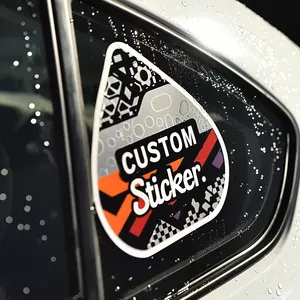 Waterproof Removable Custom Sample Design Window Family Cartoon Peeker Anime Car Decal Window Body Stickers