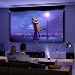 Proyector K2N 4K con <span class=keywords><strong>Netflix</strong></span>, proyector inteligente LCD Proyector de películas para exteriores con WiFi y Bluetooth - Product Image 3