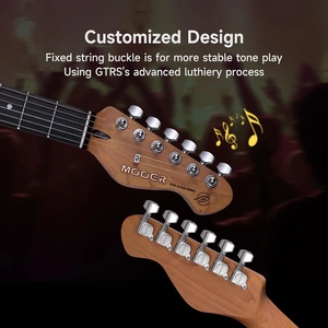 Guitarra Eléctrica <span class=keywords><strong>MOOER</strong></span> MSC10 Serie Pro, 6 Cuerdas, Madera de Aliso 38, Diapasón de Ébano, Acabado Sunburst, Impuestos Incluidos, Solo 1 Restante - Product Image 4