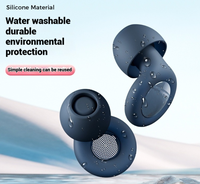 Bouchons d'oreilles en silicone haute performance à anneau, réutilisables, pour la réduction du bruit, pour le sommeil, contre le ronflement et pour les dormeurs latéraux, certifiés CE