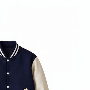 Veste de baseball pour hommes de haute qualité en gros, nouveau design avec 100% de laine teinte unie, vente chaude, vestes de baseball pour hommes, vestes universitaires - Product Image 1