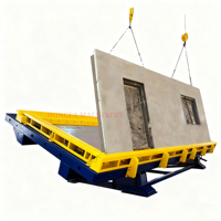 Fabrication de maisons modulaires en béton préfabriqué, machines de fabrication de maisons en béton préfabriqué, machine à panneaux muraux, table inclinable fixe