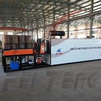 Usine de fabrication automatique de bitume avec moteur et pompe, capacité de 10 à 15 T/H, système de chauffage double pour usine d'asphalte