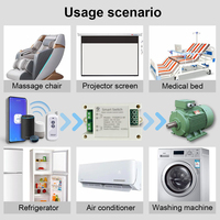 Contrôleur de moteur DC intelligent Tuya Zigbee WiFi ZB-TDQ-DJ, actionneur électrique 12V/220V, interrupteur à distance mobile pour la maison