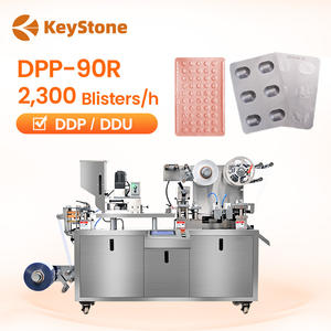 Máquina de Termoformado y Sellado de Blíster Automática Pequeña DDP/DDU DPP-90R, Máquina de Empaquetado de Blíster de PVC/Aluminio para Tabletas - Product Image 1