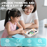 Jeu de déverrouillage par mot de passe intelligent Brain Intelligent Seven Tours, machine à chiffres en plastique, jouet éducatif, console portable, échiquier électronique