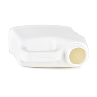 Pichet en plastique HDPE de qualité alimentaire de 1L 2L 5L gallon avec couvercle baril carré seau vide conteneur de stockage de produits chimiques jerrycan d'huile
