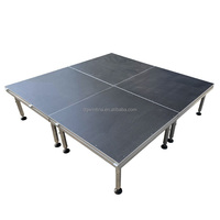 Scènes intérieures en aluminium pour événements scolaires, concours de talents, spectacles, services religieux, réunions d'entreprise