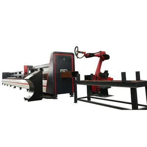 H Plasma Cutting Robot With Steel Beam Marking Beveling Heavy Duty Manufacturing Equipment