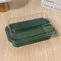 Récipients de boulangerie en plastique Boîtes à dessert Emballage de gâteau transparent pour tranches de gâteaux récipient rectangulaire à emporter pour le stockage de gâteaux biscuits