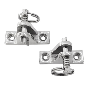 Base inclinée de charnière de pont en acier inoxydable 316 marine avec accessoires de quincaillerie marine de polissage de miroir à broche amovible - Product Image 5